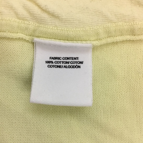 Derek Lam 10 Crosby Yellow Knit Textured Crewneck Sweatshirt Petite - Picture 7 of 7